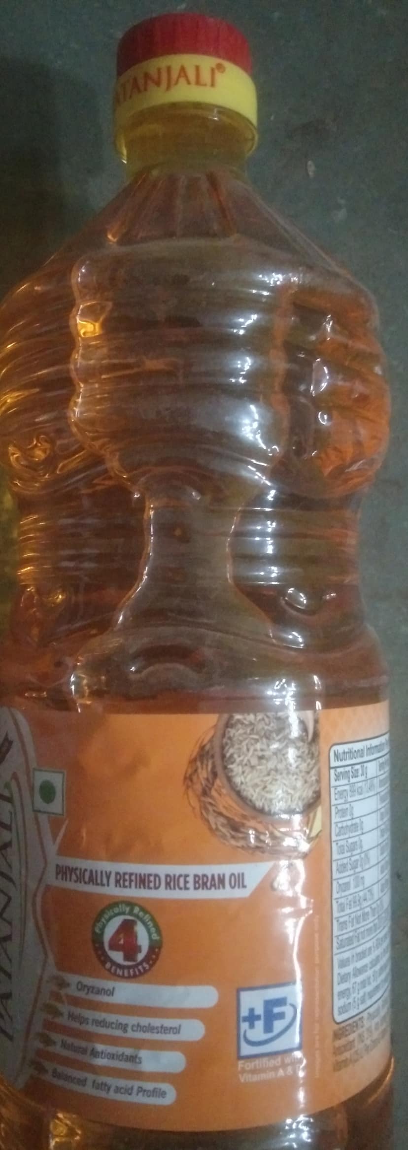 Patanjali refined rice bran 1ltr