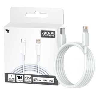Dr Vaku USB-C to Lightning Cable (MFi-Certified), 1M Fast Charger Cable with USB-C Power Delivery Charging Cord for iPhone 14, 13, 12, 12 Pro Max, 12 Mini, 11, 11 Pro, XS Max, XR, X, 8, 8 Plus, iPad