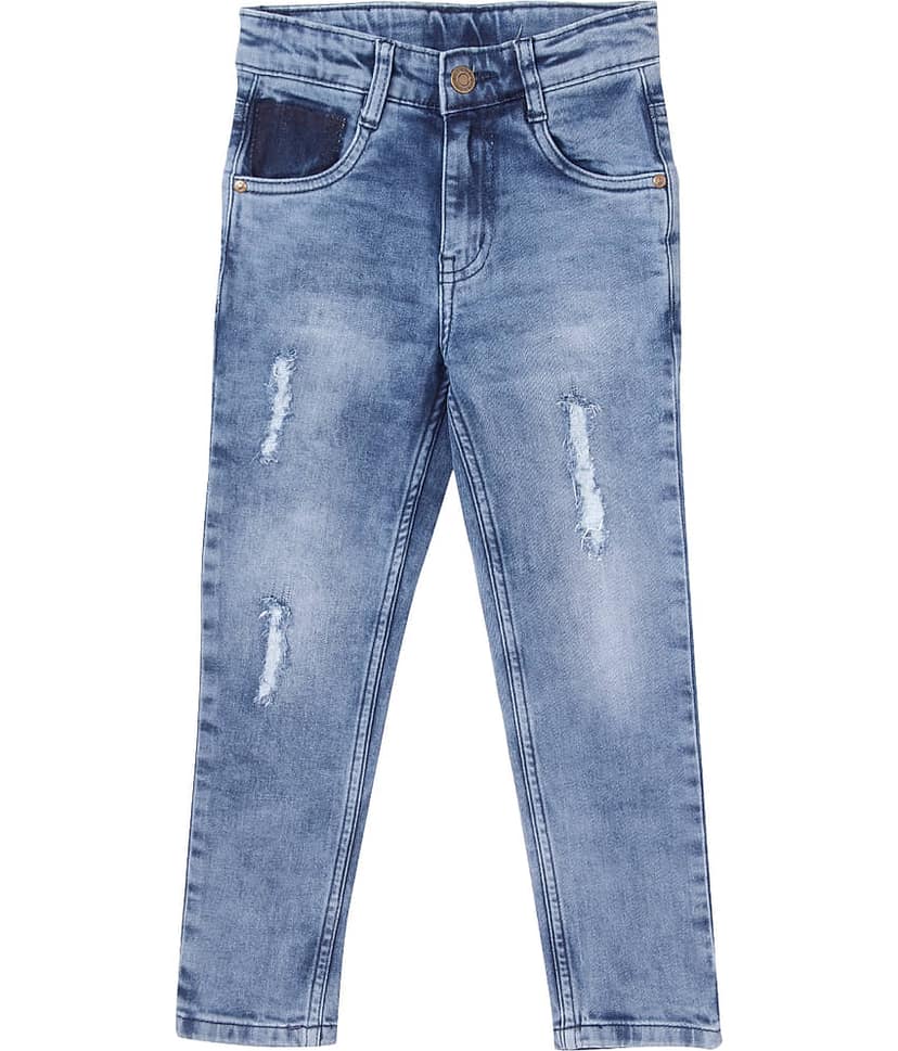 Cub Mcpaws Pack of 1 Boys Cotton Blend Jeans ( Blue )