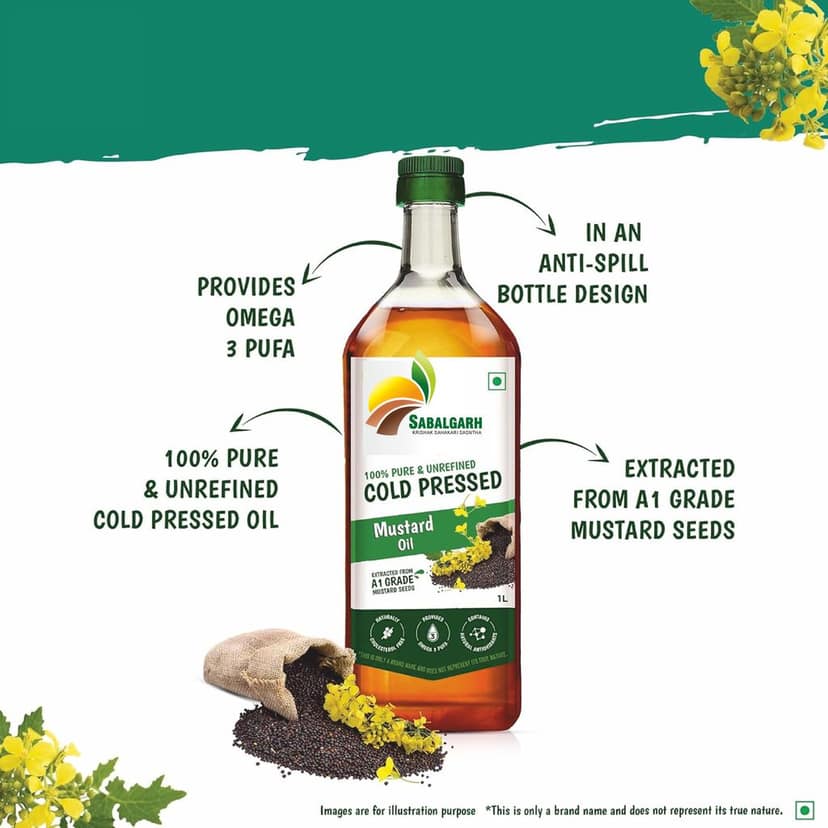 Mustard Oil, 1 Litre view 2