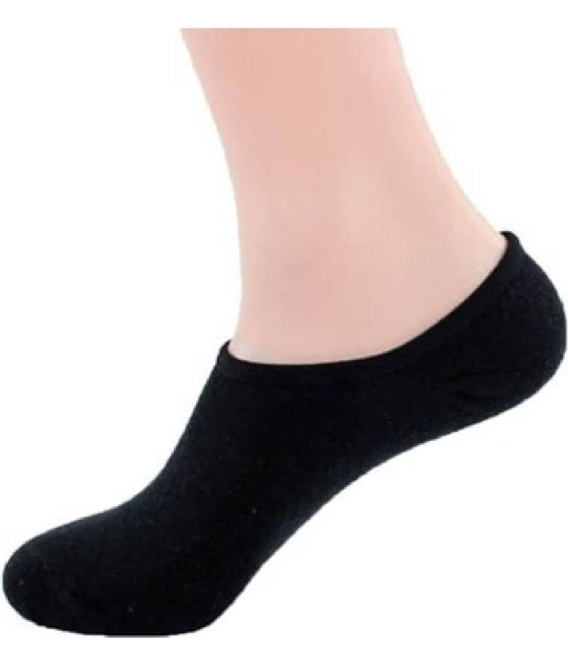 Tahiro Black Cotton Socks - Pack of 4 view 2