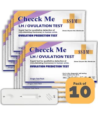 Luteinizing hormone (LH) detection Ovulation Kit-Pack of 10