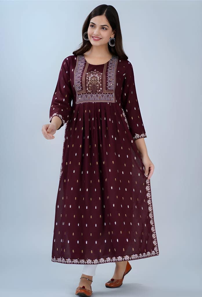Stylish Kurti for Women | Elegant Ethnic Wear | Casual Daily Wear | Comfortable Regular Fit Kurti