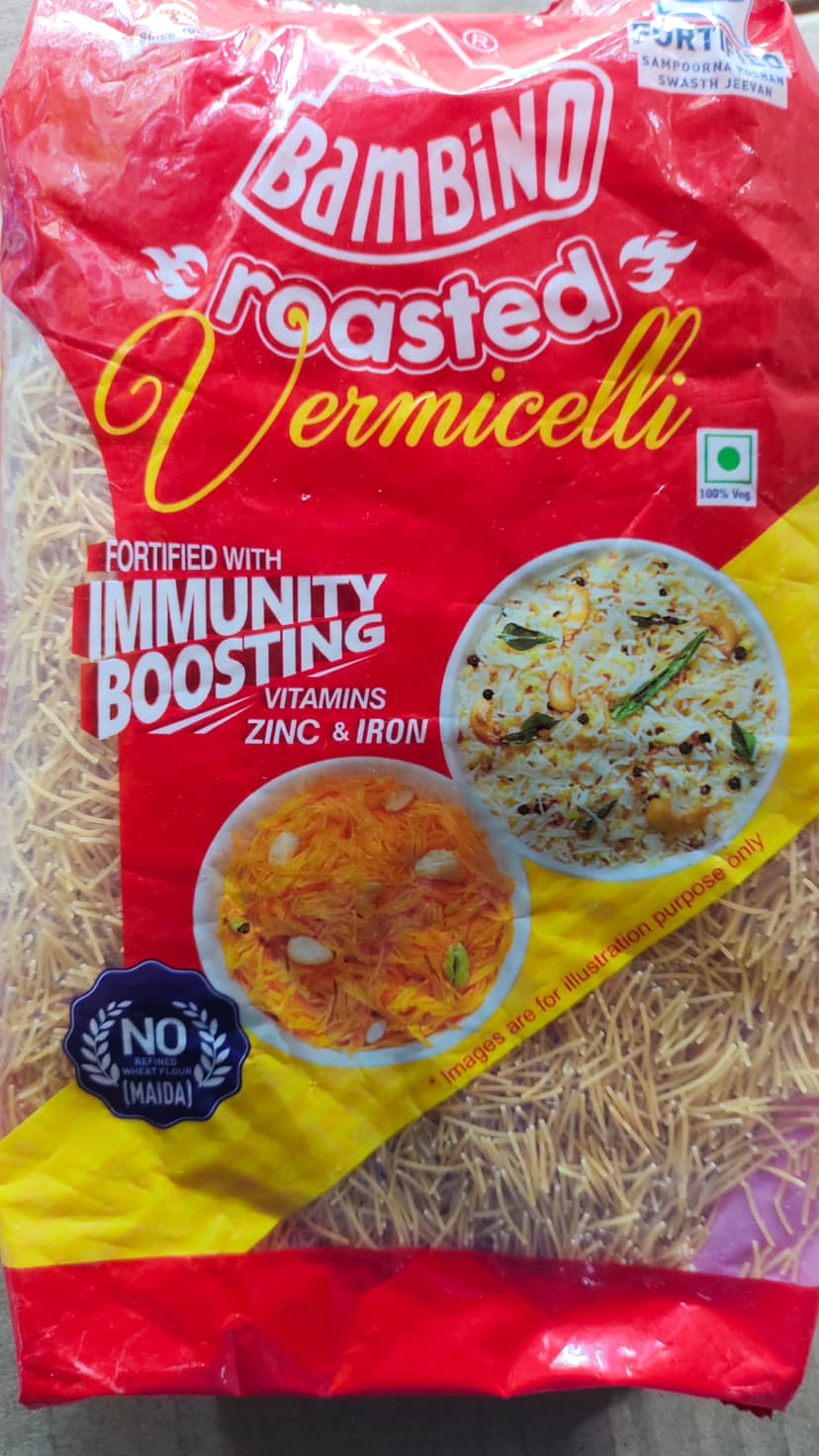 Bambino Immunity Boosting Vitamin Zinc & Iron Roasted Vermicelli