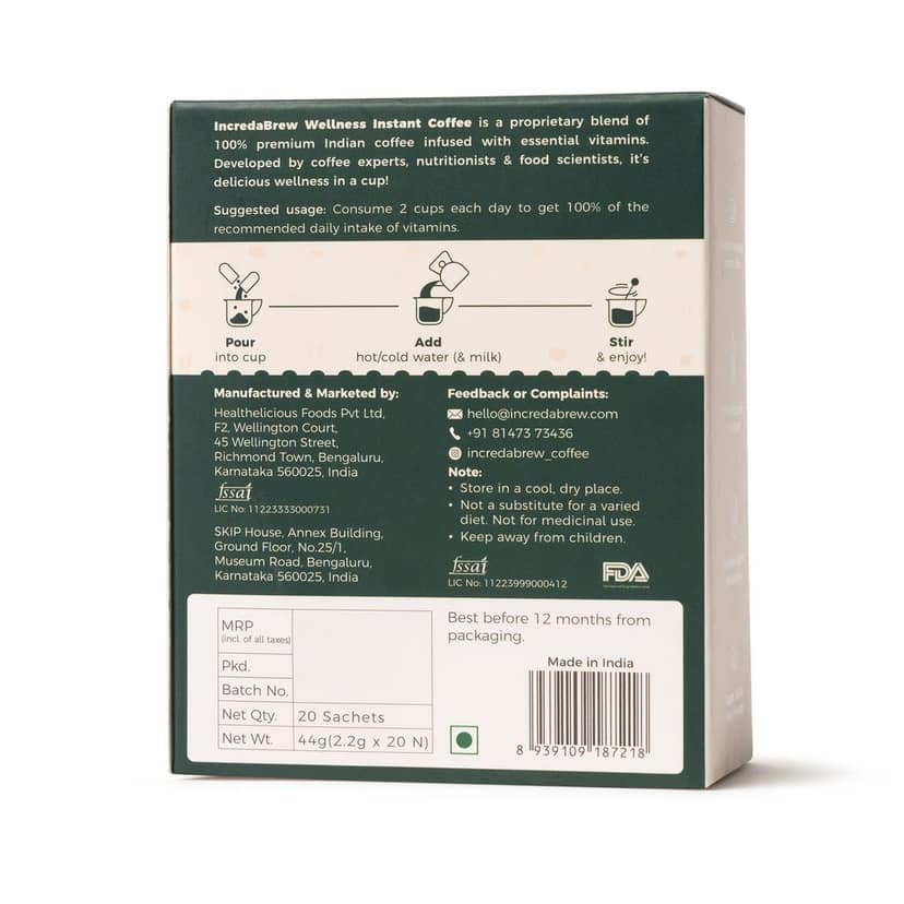 Hazelnut Wellness Instant Coffee view 8
