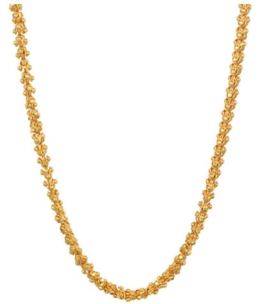 H M PRODUCT Gold Plated Chain ( Set of 1 ) view 2