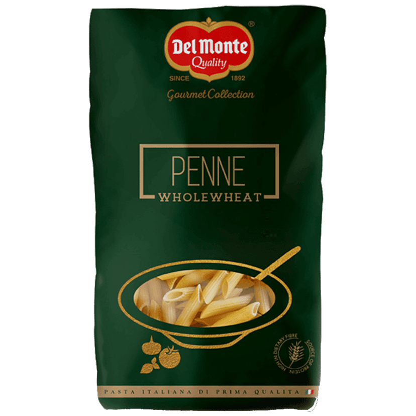 Del Monte Whole Wheat Pasta - Penne, 500 G view 2