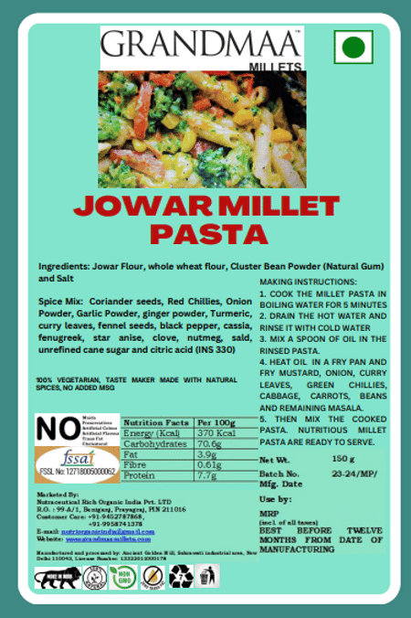 Jowar Millets Pasta view 3
