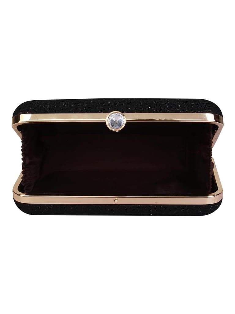 Vdesi Shimmer Black Clutch view 5