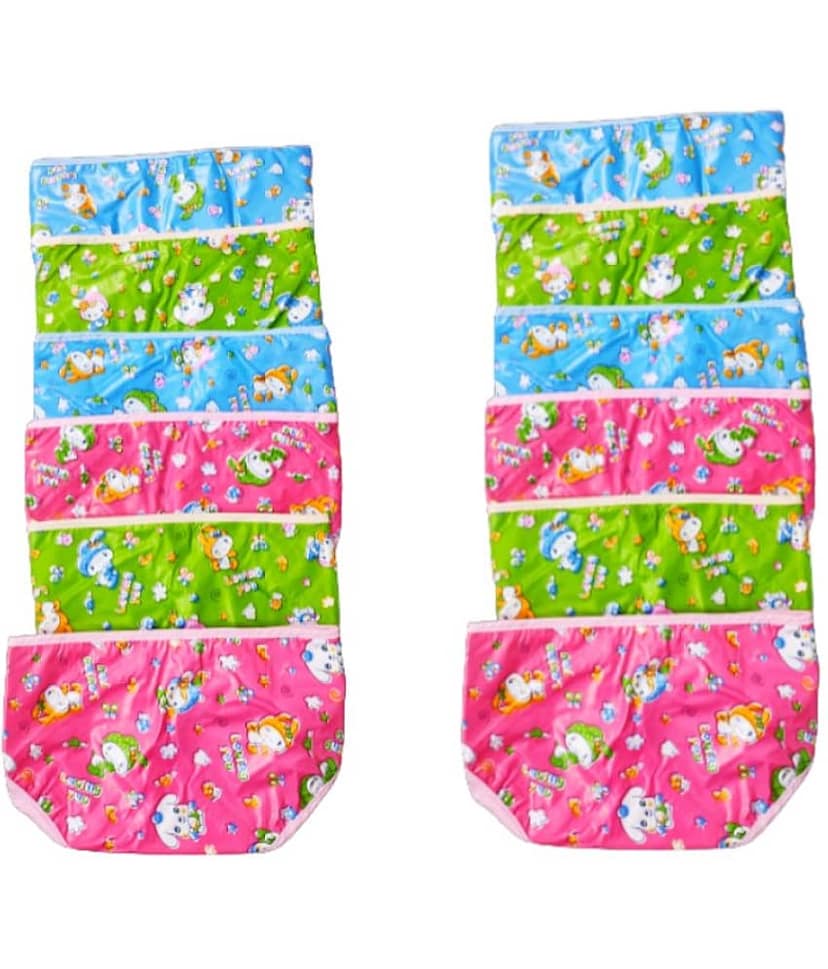 Aurapuro Baby new born washable reusable hosiery cotton cloth langot nappy double layer diaper/ langot 0-6 month (multicolour) pack of 6 view 2