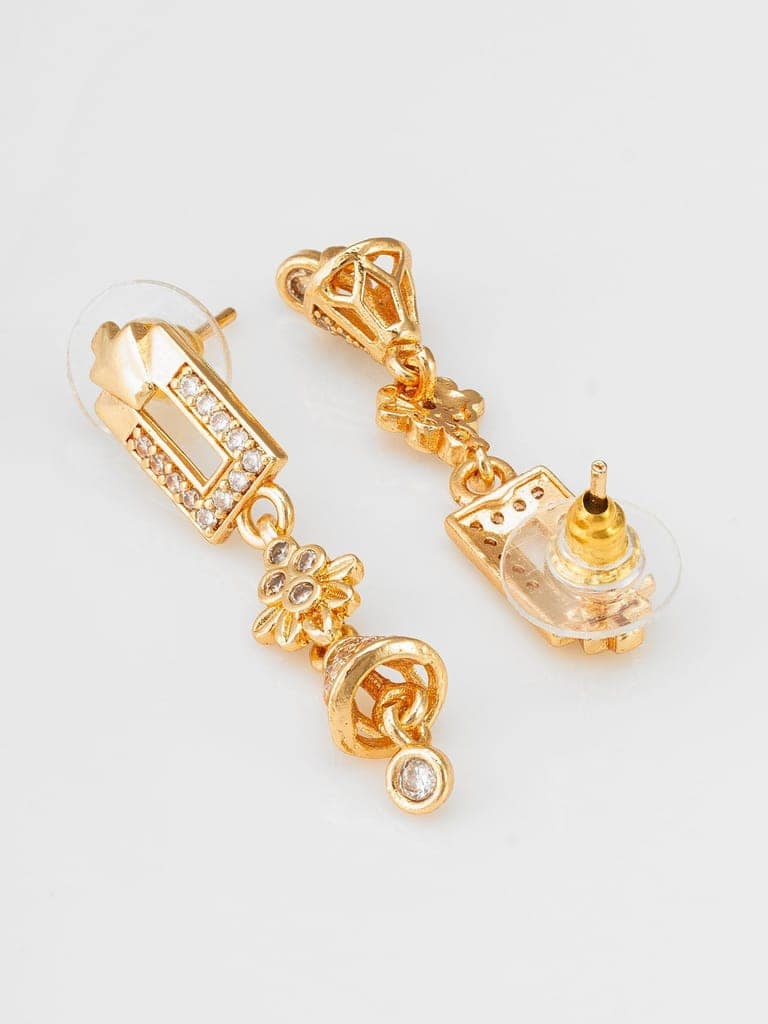 Morison Golden Elephant Earrings Symbol of Wisdom and Strength view 2