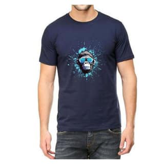 Trishoolin Abstract Theme Graphic T-Shirt (Design 10188MB) | Cotton Regular Fit Crew Neck Tee | Pack of 1