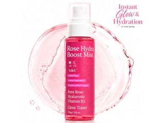 Rose Hydra Glow Boost Face Mist With Hyaluronic | Glowing & Hydrated skin | Refreshing & Calming 100m