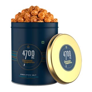 4700BC Gourmet Popcorn, Himalayan Salt Caramel, Tin, 325g