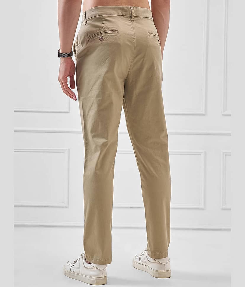 Highlander Slim Men's Trouser - Green ( Pack of 1 ) view 3