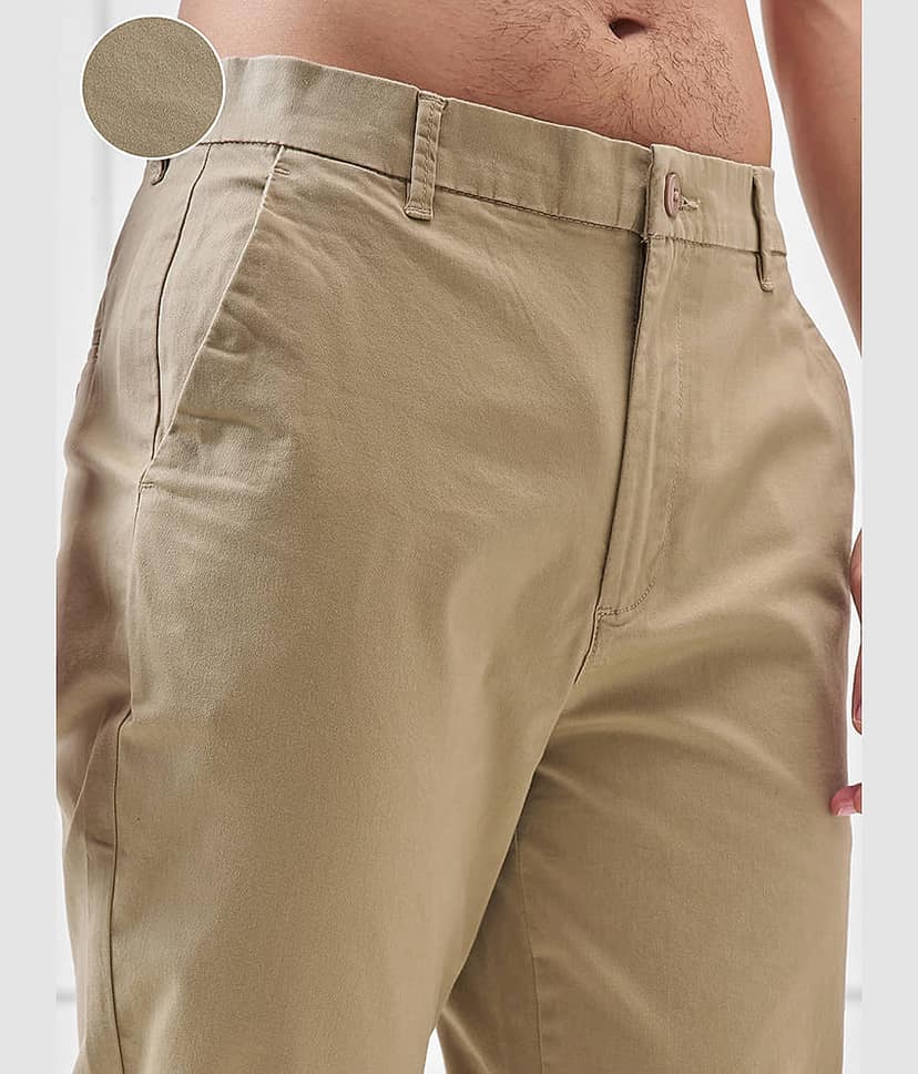 Highlander Slim Men's Trouser - Green ( Pack of 1 ) view 5