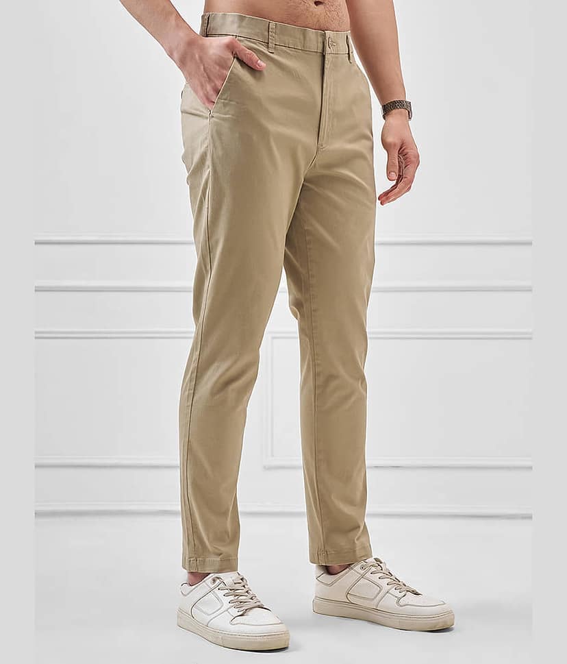 Highlander Slim Men's Trouser - Green ( Pack of 1 ) view 6