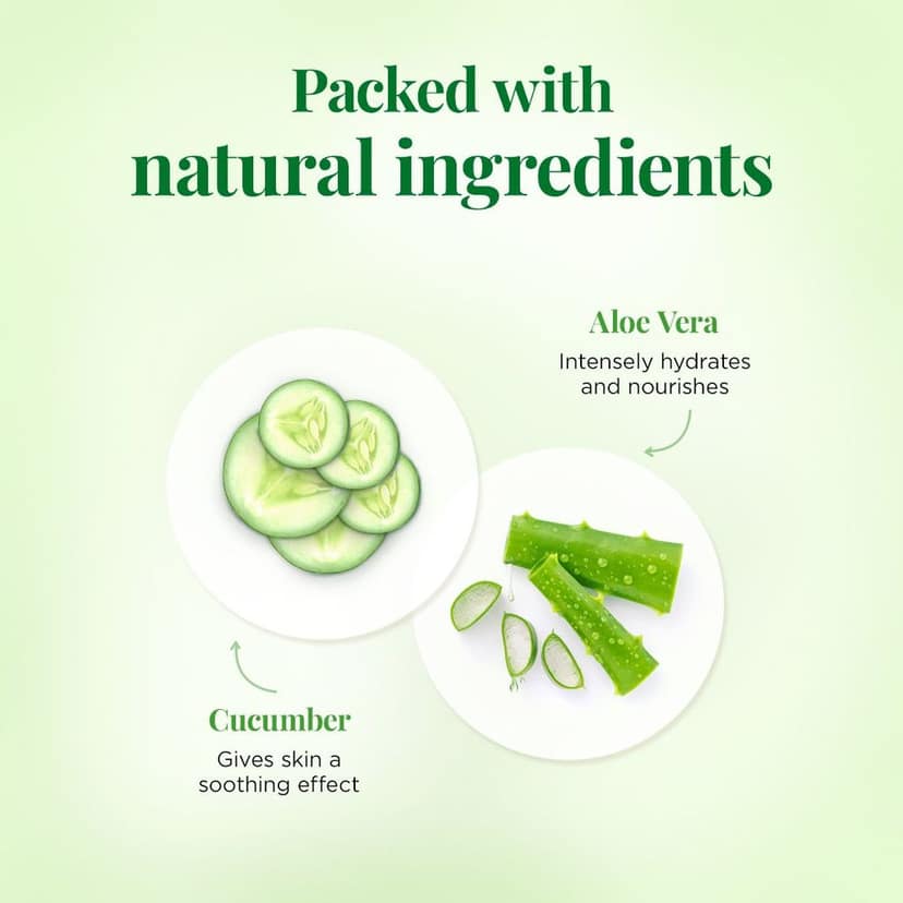 Everyuth Naturals Rejuvenating Cucumber & Aloe Vera Sheet Mask view 3