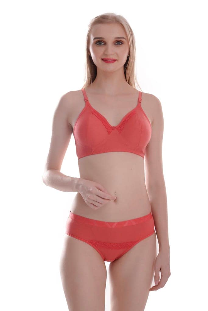 Pure Cotton bra panty bikini set view 5