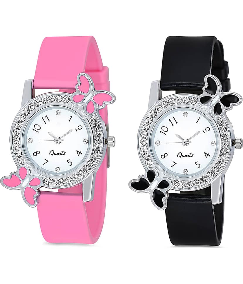 Trex Black Silicon Analog Womens Watch