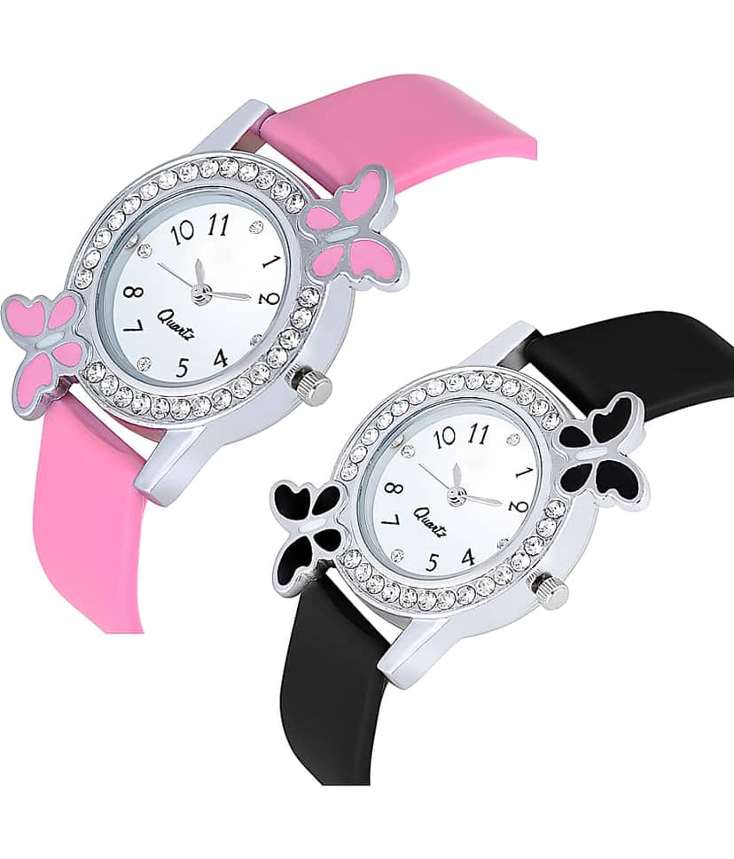 Trex Black Silicon Analog Womens Watch view 2
