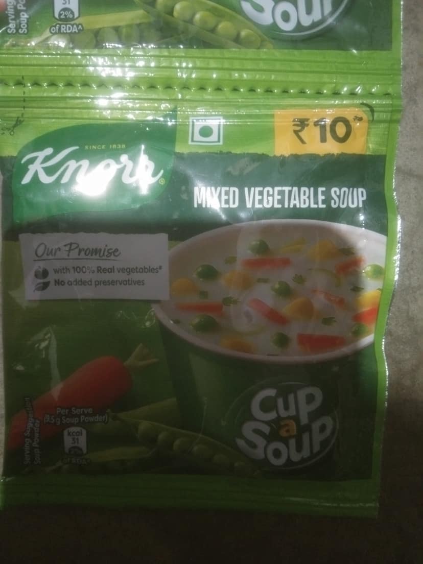 Knorr mix veg soup 9.5g