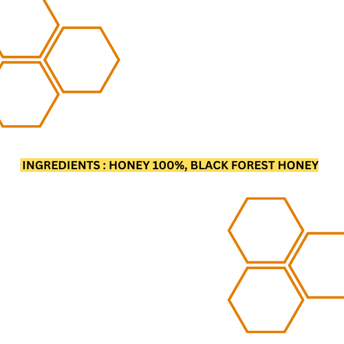 Baiso Organics Raw Unprocessed Natural Black Forest Honey - 500gm view 5