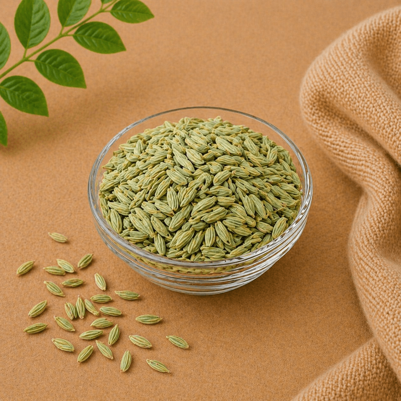 Big Green Fennel Seeds (250g) | Sweet & Aromatic Flavor | Digestive Aid & Culinary Use
