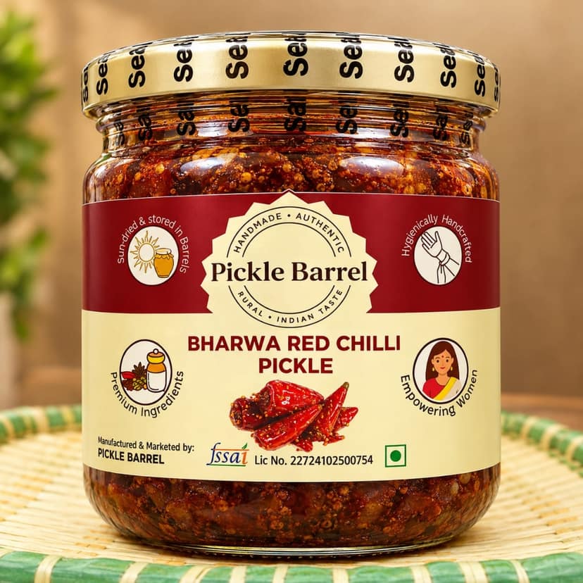 Bharwa Red chilli pickle 250 Gms