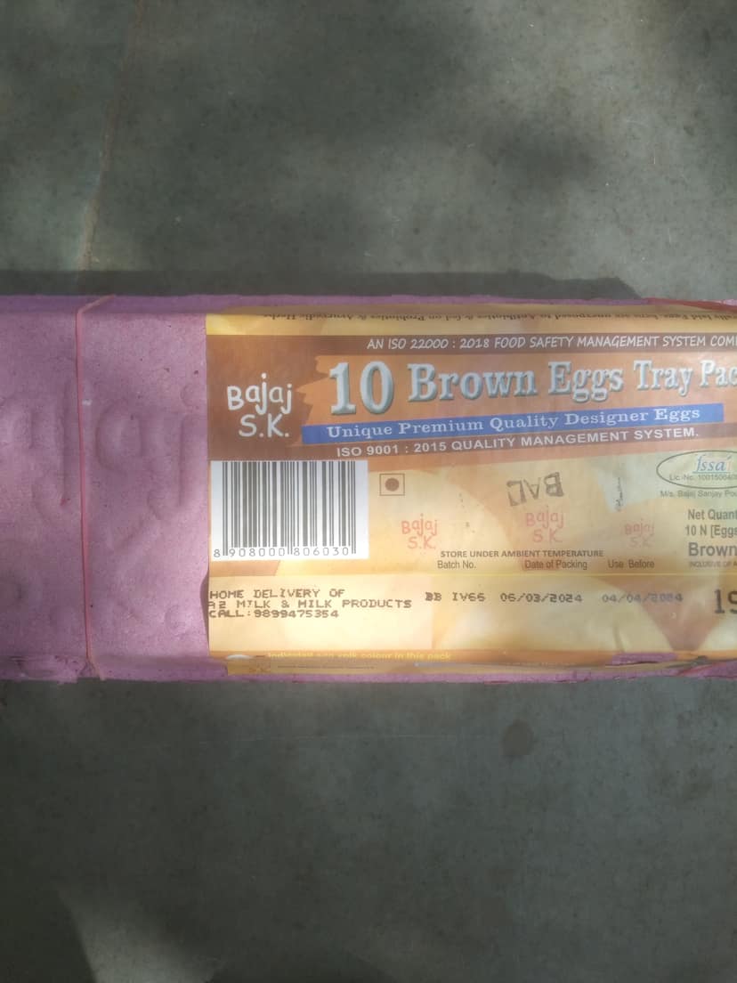 Bajaj brown egg 10pcs