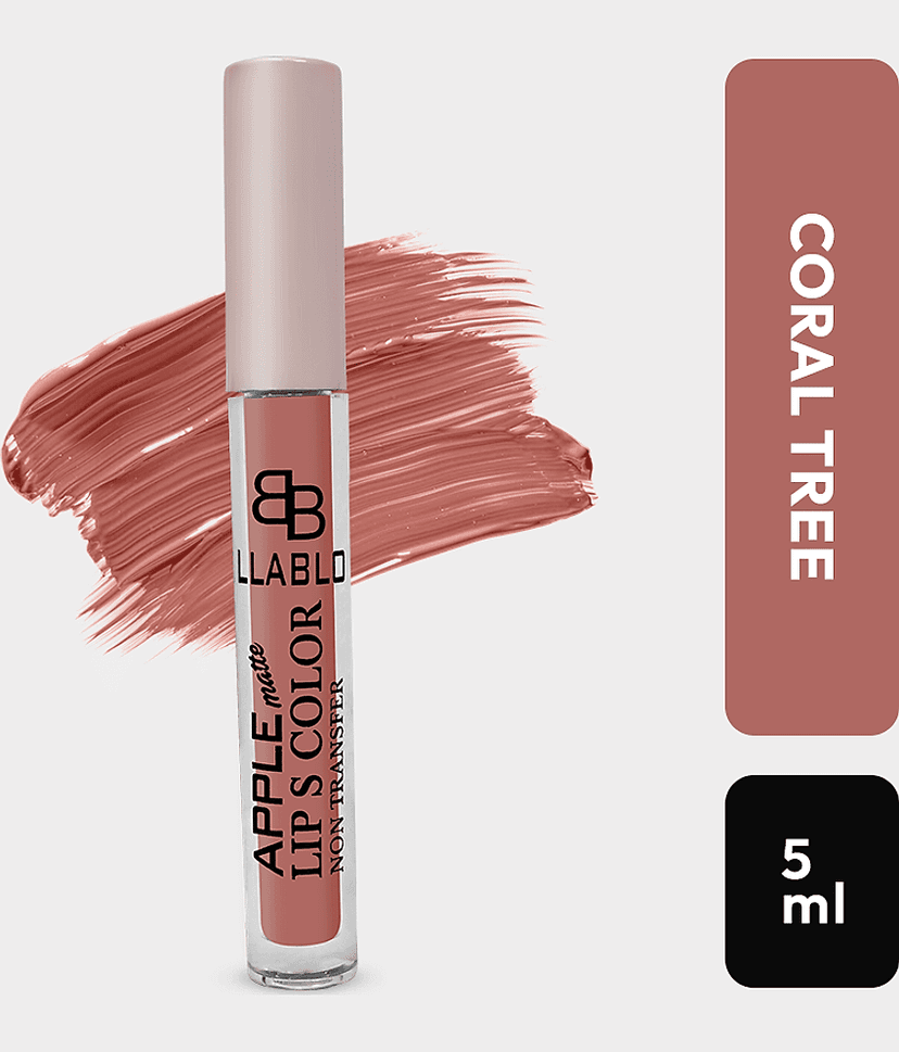 BELLABLOOM Nude Pink Matte Waterproof Liquid Lipstick ( Pack of 1 ) view 2