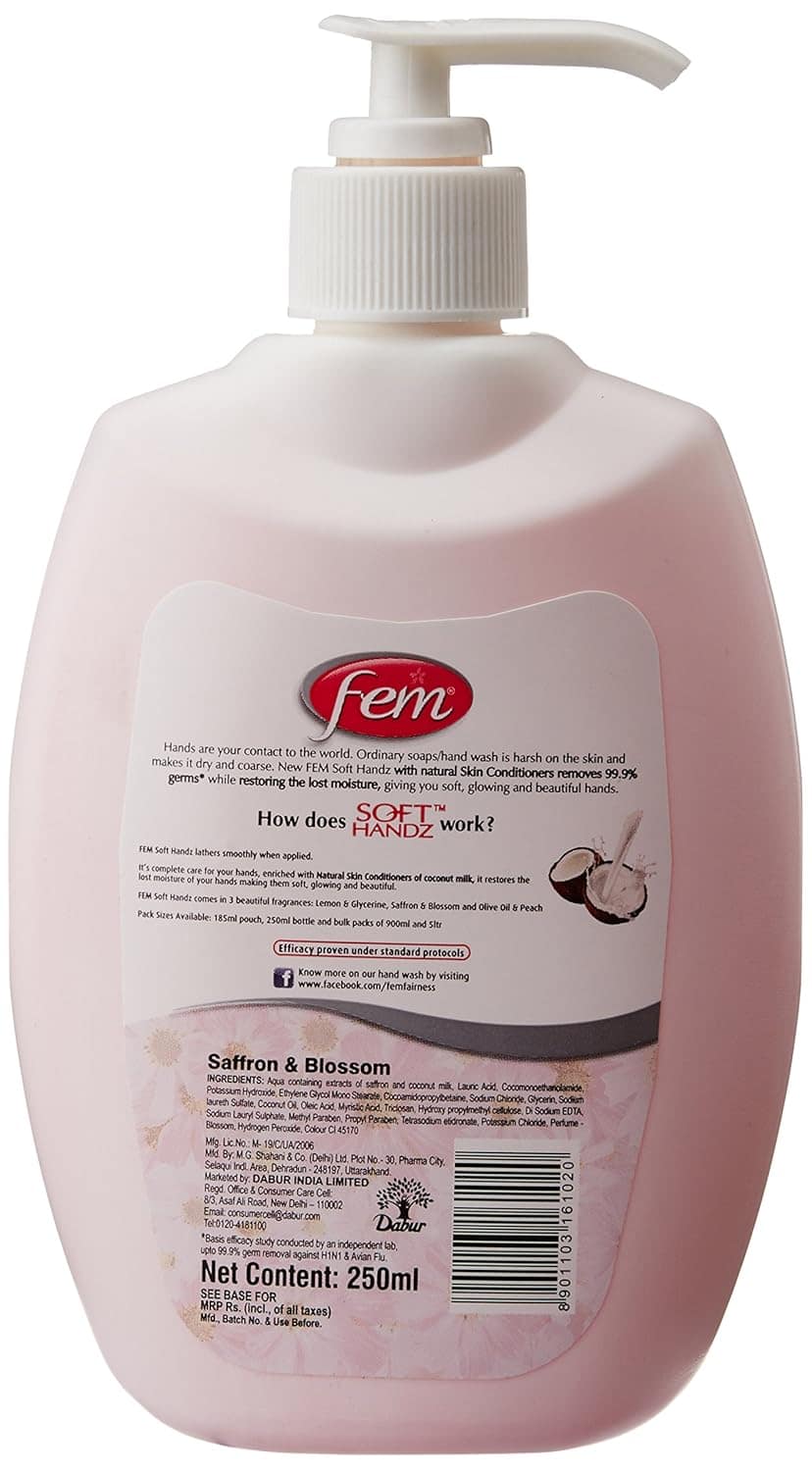 Fem Handwash Saffron & Blossom 250Ml view 2