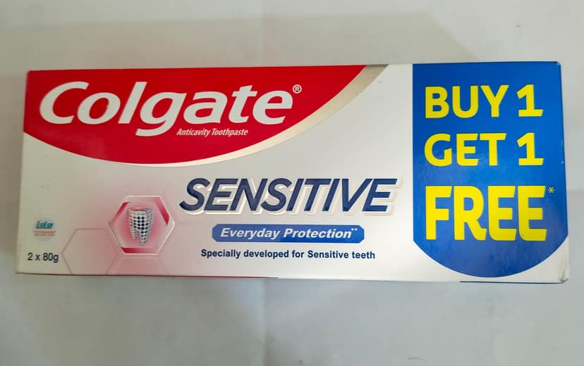 Colgate Sensitive Everyday protection buy1 get1 2x80g