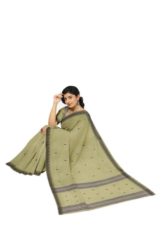 APCO Handloom (A Andhra Pradesh Govt Emporium)- Women's Traditional Pure Handloom Bandar (Polavaram) Cotton Saree | BCS0039 view 4
