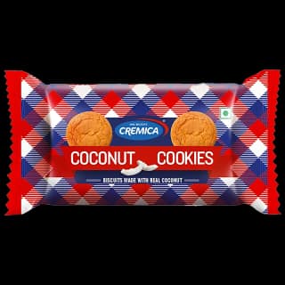 Cremica Coconut Cookies - Made With Real Coconut, 100 G (20% Extra Free)