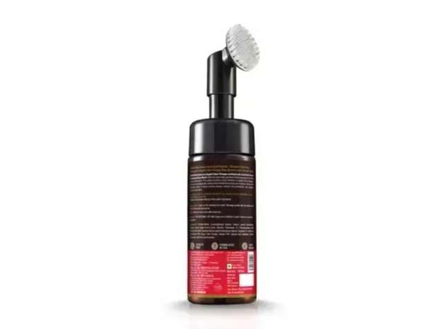 WOW Apple Cider Vinegar Foaming Face Wash With Built-in Brush - 150ml view 2