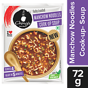 Ching'S Secret Ching’s Manchow Noodles Cook Up Soup - With Exotic Vegetables, 72 g