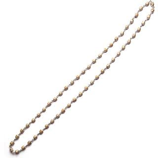 Silver Tulsi Mala Necklace White Tulsi Mala In Siver Cap view 2