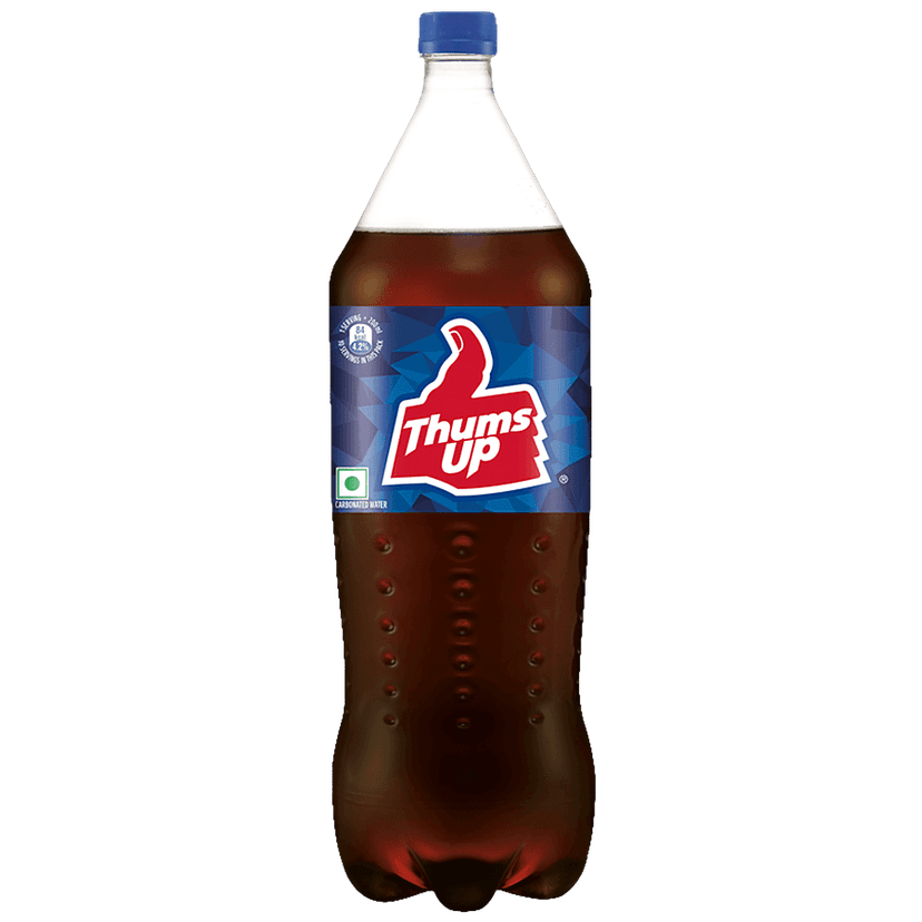Thums Up Soft Drink - Refreshing, Strong, 2 L Pet Bottle