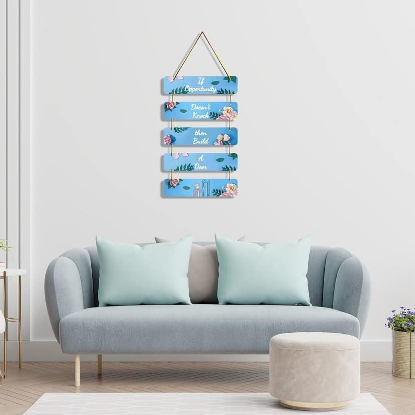 Wall Hangings for Home Decoration Items for Living Room Decor Welcome Home Wall Hanging for Home Office Decoration Handmade Craft Decorative Wall Art (WH2701) view 2