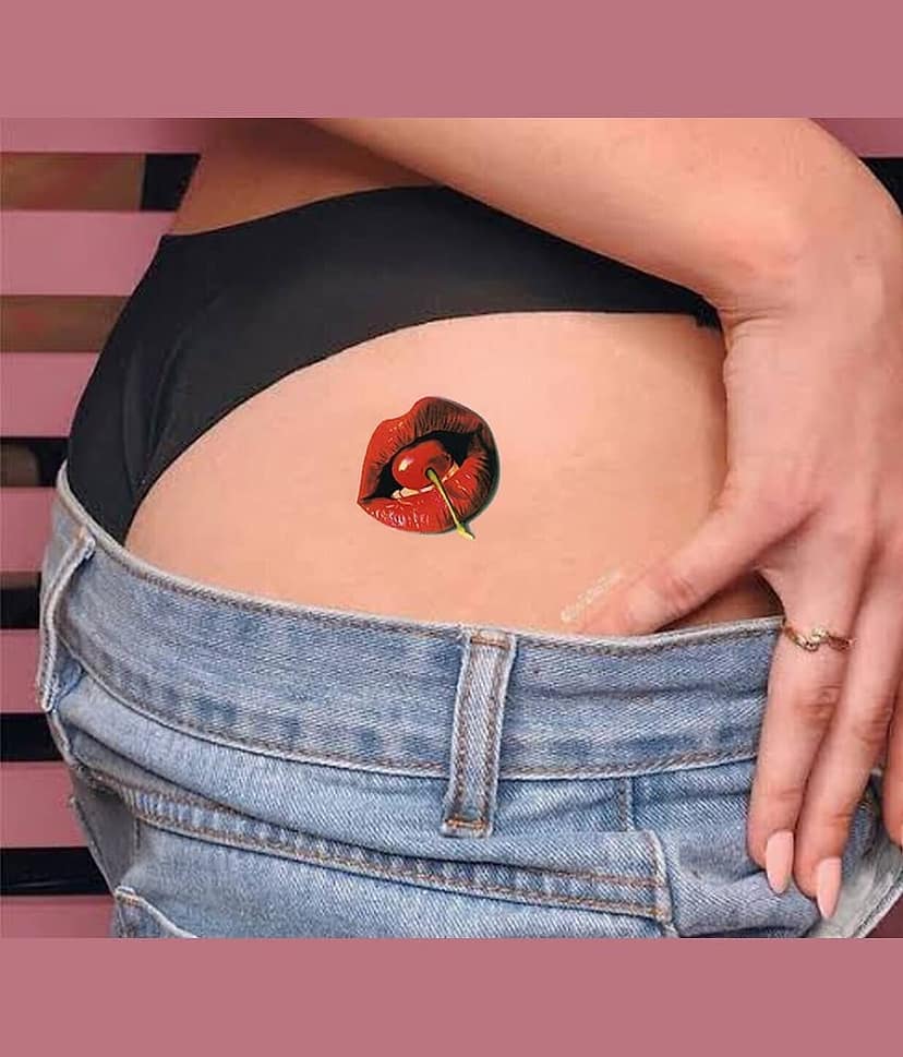 The Canvas Arts Honeymoon Realistic Look Temporary Tattoo Adults Body Tattoo view 2