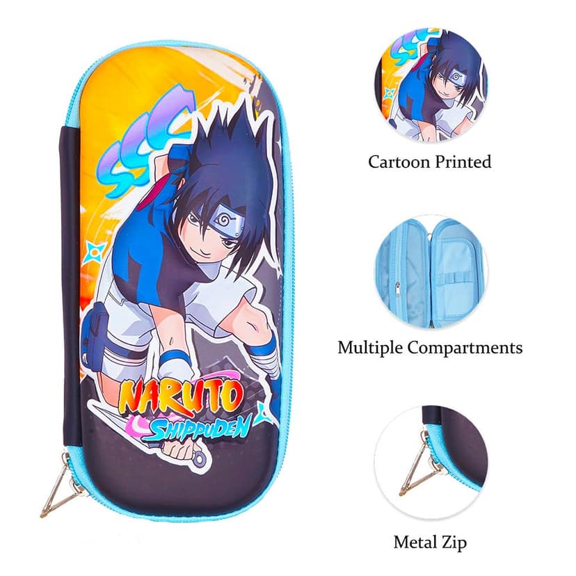 Naruto Pencil Pouch | Kids Stationery Pouch | Kids Pencil Case Organizer for School | Pencil Pouch | Cartoon Pencil Pouch | Pencil Case | Personalised Pencil Case | Pencil Bag | Cute Pencil Cases | Large Pencil Case | Small Pencil Case view 2