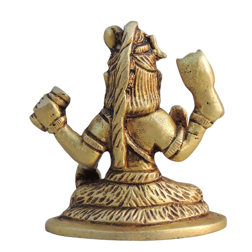 Brass Shiv Ji Idol - Religious Brass Statue, Height : 2.5 Inch (BSMAS1710 C) view 3