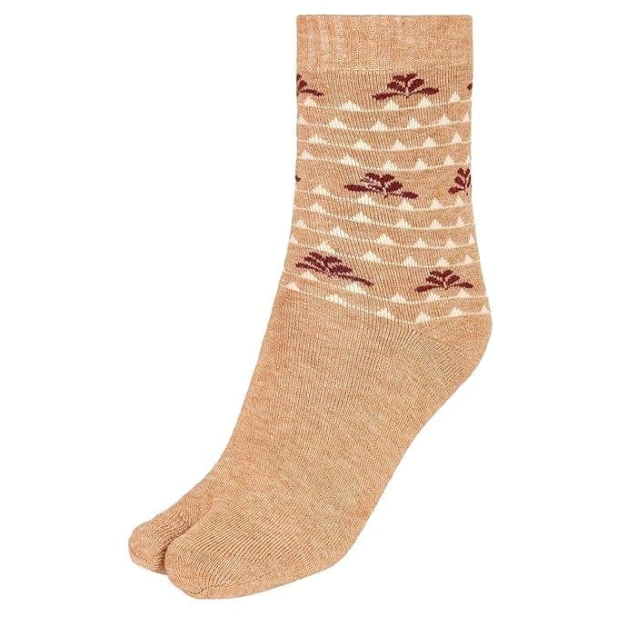 CREATURE Women's Wool Socks, Free Size (Pack Of 3) view 4