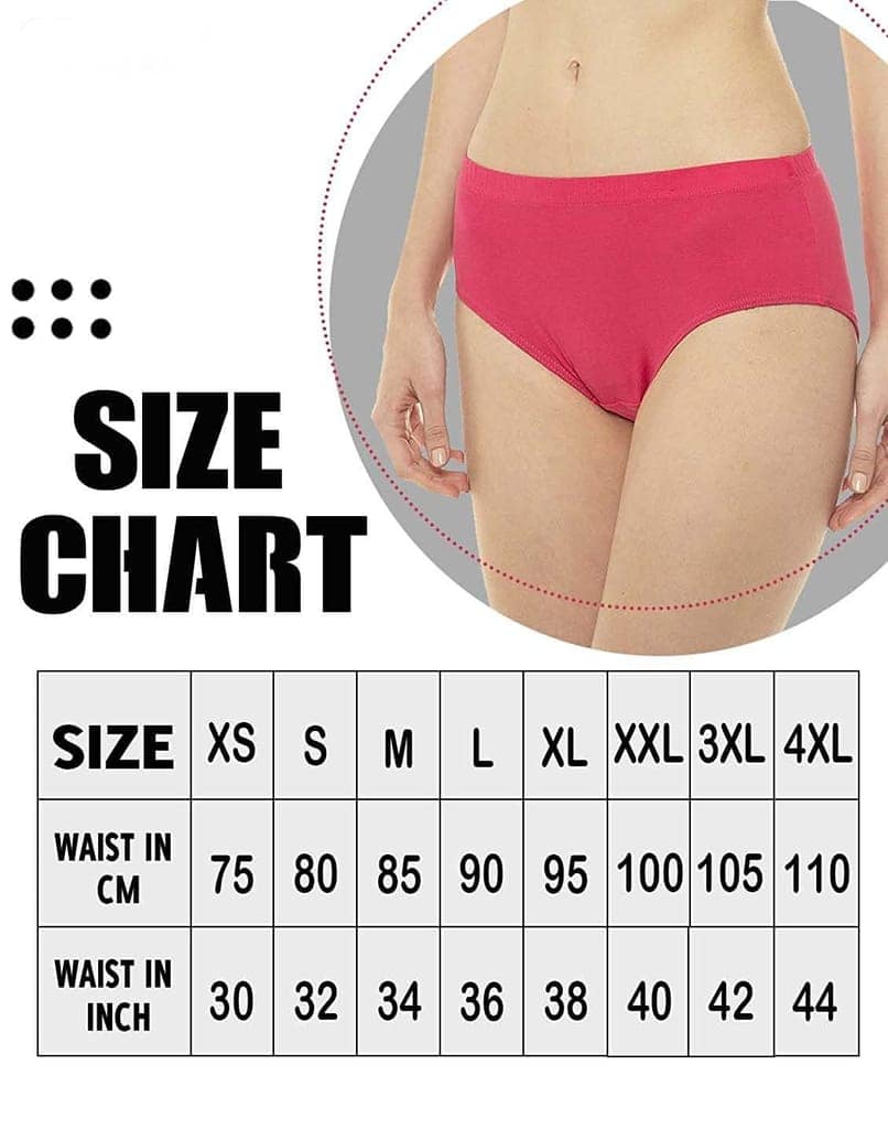 VIP Womens Hipster Panties Pack of 3 view 4