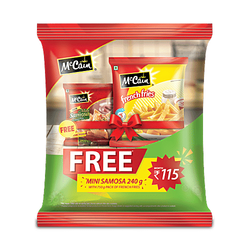 McCain French Fries, 750 g (Samosa 240 g Free)