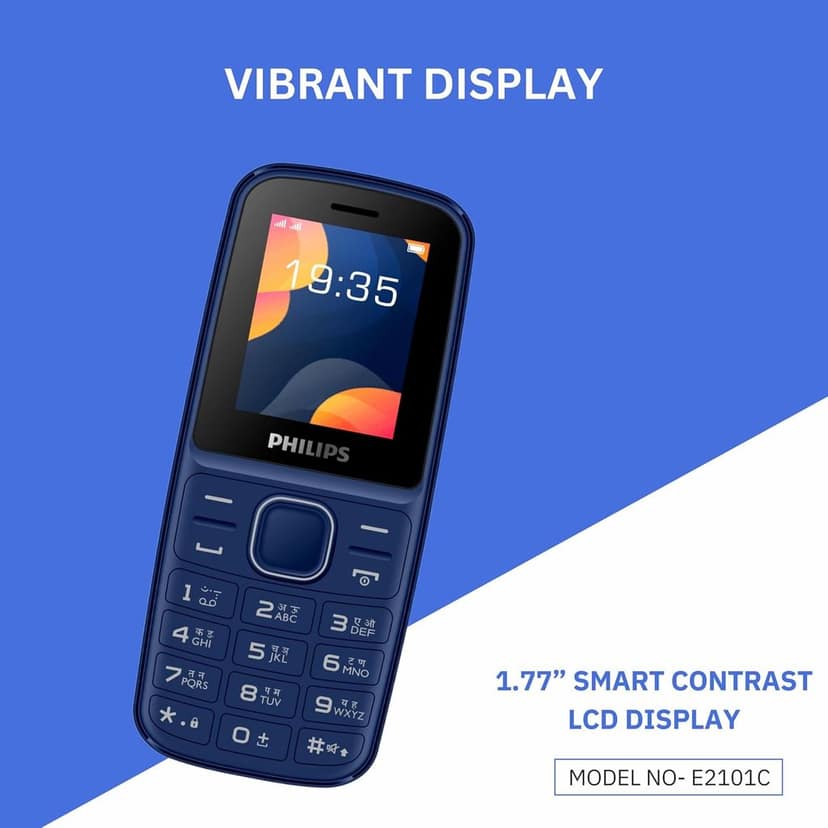 Philips Dual Sim keypad Phone-E2101 view 5