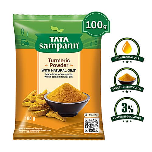 Tata Sampann Turmeric Powder/Arisina Pudi, 100 g