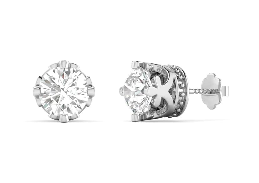 Coronet Solitaire Studs view 7