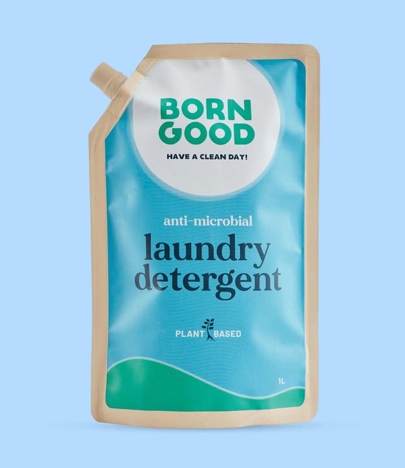 Born Good Plant Based Anti Microbial Liquid Detergent, 1000 ml Refill Pouch